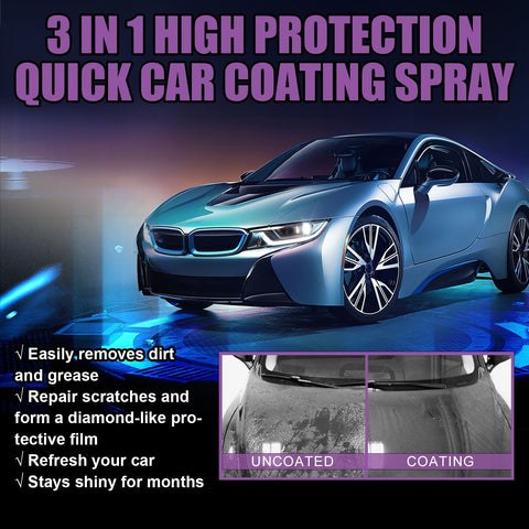 3 In 1 High Protection Quick Car Coating Spray (100 Ml)