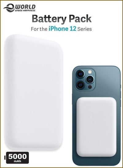 Magnetic Wireless Power Bank PD Fast Charging Attachable External Charger for iPhone Pro Max and Mini