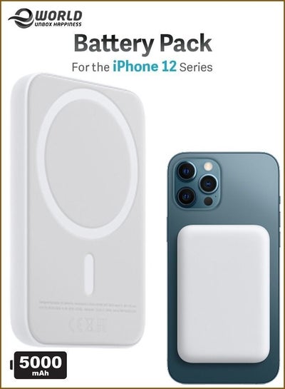 Magnetic Wireless Power Bank PD Fast Charging Attachable External Charger for iPhone Pro Max and Mini